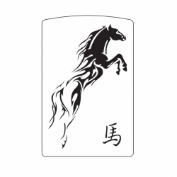 Hình Khắc Ngựa Cong Vó 2 - Mã SP: ZPK0268-2