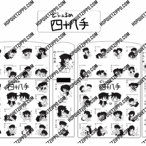 Hình Khắc Nhân Vật Hoạt Hình 48 Tư thế