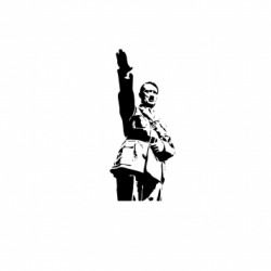 Hình Khắc Ông Adolf Hitler Giơ Tay - Mã SP: ZPK0114