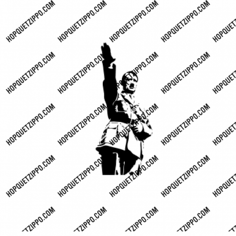 Hình Khắc Ông Adolf Hitler Giơ Tay