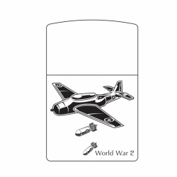Hình Khắc Phi Cơ World War 2 - Mã SP: ZPK0267-9