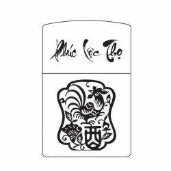 Hình Khắc Phúc Lộc Thọ Năm Dậu - Mã SP: ZPK0270-15