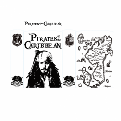 Hình Khắc Pirates Of The Caribbean BẢN ĐỒ - Mã SP: ZPK0436
