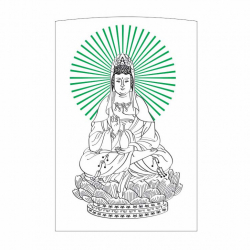 Hình Khắc Quan Âm Bồ Tát - Mã SP: ZPK0246-10