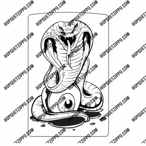 Hình Khắc Rắn Hổ Mang Bành