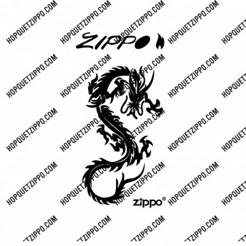 Hinh Khắc Rồng  Có Chữ Zippo