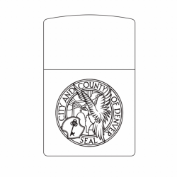 Hình Khắc Seal City And County Of Denver - Mã SP: ZPK0257-2