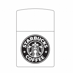 Hình Khắc Starbucks Coffee - Mã SP: ZPK0269-11