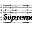 hình khăc SUPREME nền gạch ngang