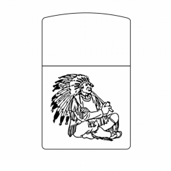 Hình Khắc Thổ Dân 3 - Mã SP: ZPK0266-3
