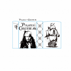 Hình Khắc Thuyền Cướp Biển Pirates Of The Caribbean - Mã SP: ZPK0174