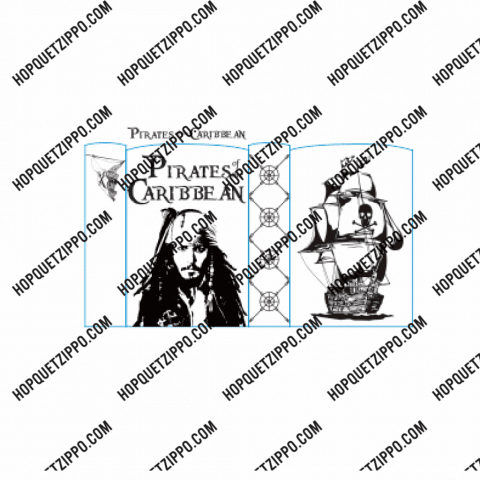 Hình Khắc Thuyền Cướp Biển Pirates Of The Caribbean