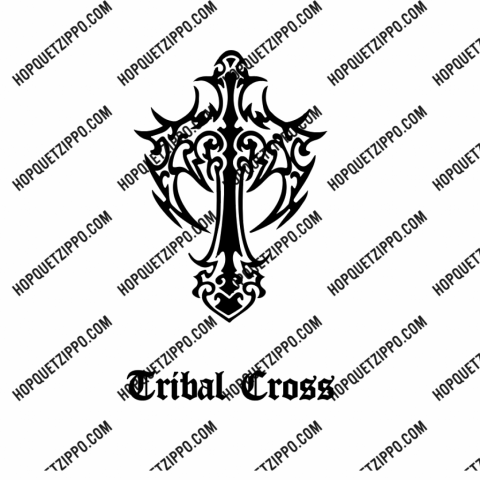 HÌNH KHĂC TRIBAL CROSS THÁNH GIÁ
