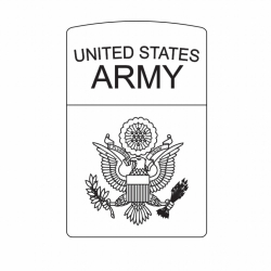 Hình Khắc United States Army Phiên Bản 4 - Mã SP: ZPK0261-3