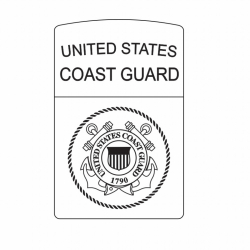 Hình Khắc United States Coast Guard - Mã SP: ZPK0261-1