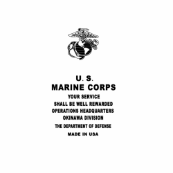 HÌNH KHĂC US MARINE CORPS - Mã SP: ZPK0387-3