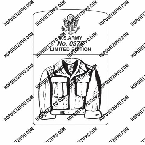 Hình Khắc U.S.Army No.0378 Limited Edition