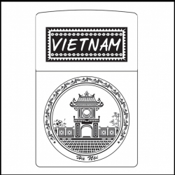 Hình Khắc Văn Miếu Hà Nội - Mã SP: ZPK0244-1