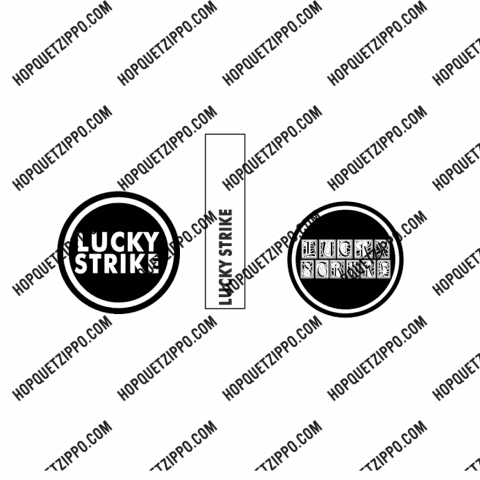 HÌNH KHẮC VÒNG TRON 2 MẶT LUCKY STRIKE