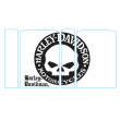 Hình Khắc Vòng Tròn Harley-Davidson