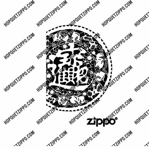 hinh khăc vòng tròn quả đào zippo