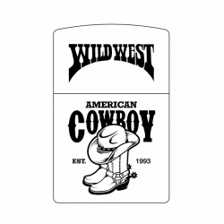 Hình Khắc Wild West American Cowboy - Mã SP: ZPK0264-17