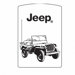 Hình Khắc Xe Jeep Một Mặt Phiên Bản 2 - Mã SP: ZPK0245-20