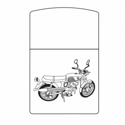 Hình Khắc Xe Máy - Mã SP: ZPK0248-5