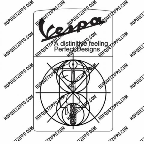 Hình Khắc Xe Vespa A Distnitive