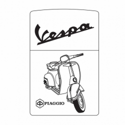 Hình Khắc Xe Vespa Piaggio Phiên Bản 2 - Mã SP: ZPK0245-7