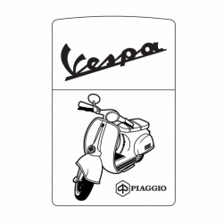 Hình Khắc Xe Vespa Piaggio - Mã SP: ZPK0245-6