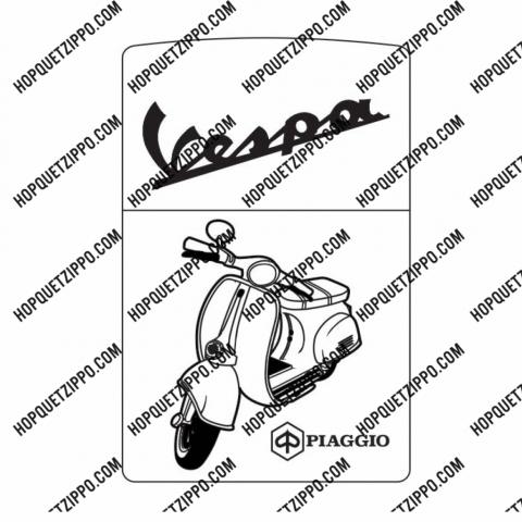 Hình Khắc Xe Vespa Piaggio