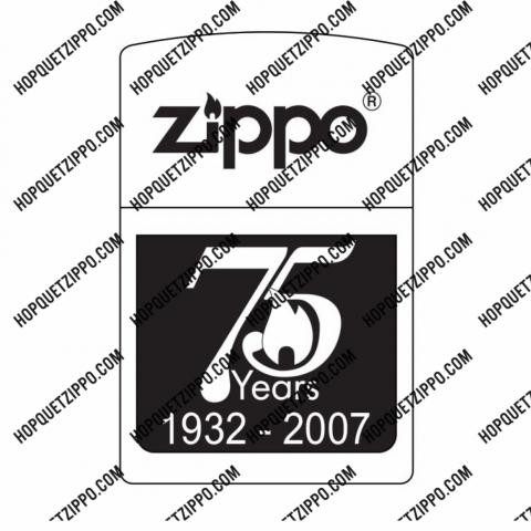 Hình Khắc Zippo 75 Năm Years 1932-2007
