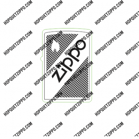 Hình Khắc Zippo Kẻ Ô Vuông Nhỏ