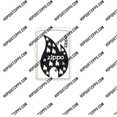 Hình Khắc Zippo Ngọn Lửa Zippo