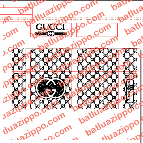 Zippo Hoa văn thương hiệu Gucci bản Limited