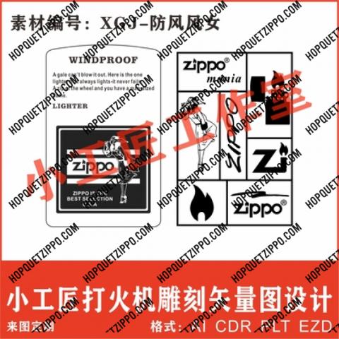 zippo khắc cô gái gió có bữu tượng zippo ngọn lửa quẹt zippo